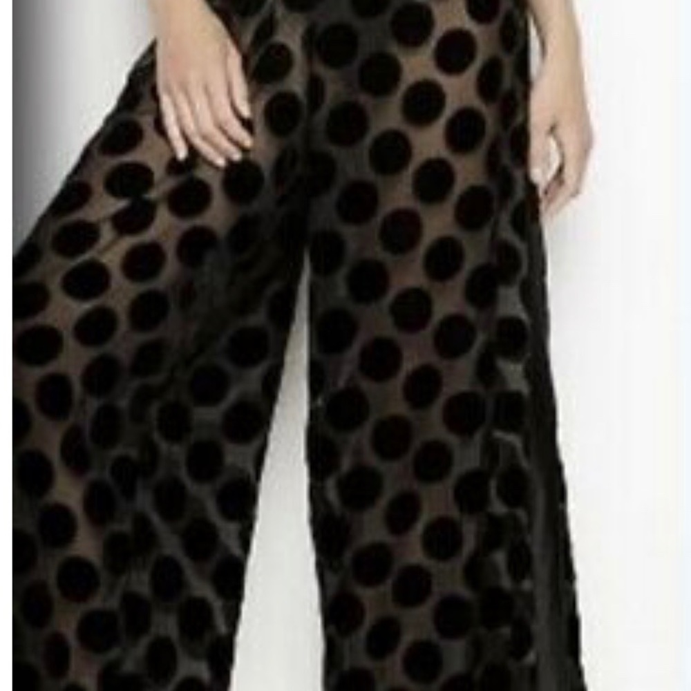 Victoria’s Secret sheer black polka dot pant SMALL - Picture 4 of 6